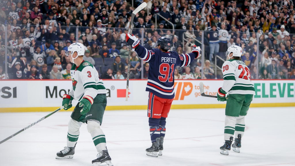 Jets beat the Wild 5-2 as Cole Perfetti scores 2 goals — WCCO / CBS Minnesota, Fridley Schools news