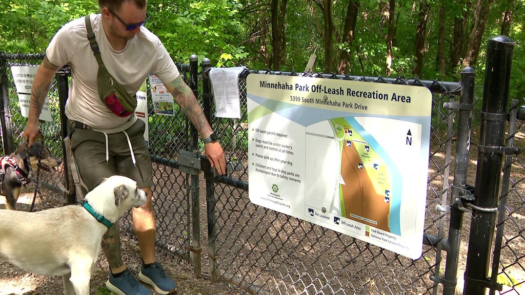 Dogs must be on on leash at Minneapolis' Minnehaha Regional Park starting in December — Fridley Government news