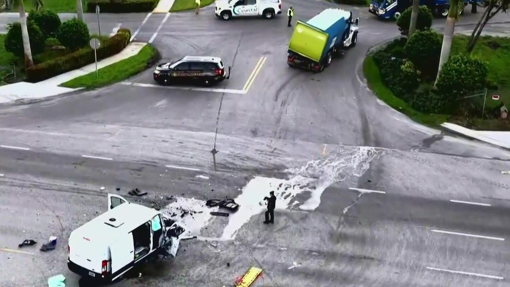 3 injured in violent Davie crash involving van, recycling truck, police say — CBS Miami, Fridley Health news