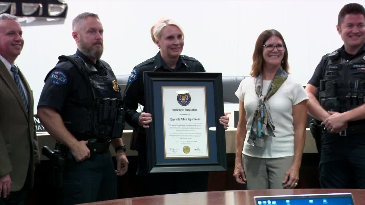 Roseville Police Department becomes first state-accredited agency, chief touts immediate impact — KSTP 5, Fridley Government news
