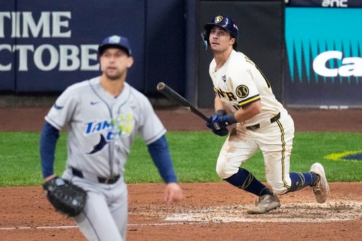 Frelick, Pratt lift Brewers to 5-4 comeback win over Rays and 2-0 World Series lead — KSTP 5, Fridley Sports news