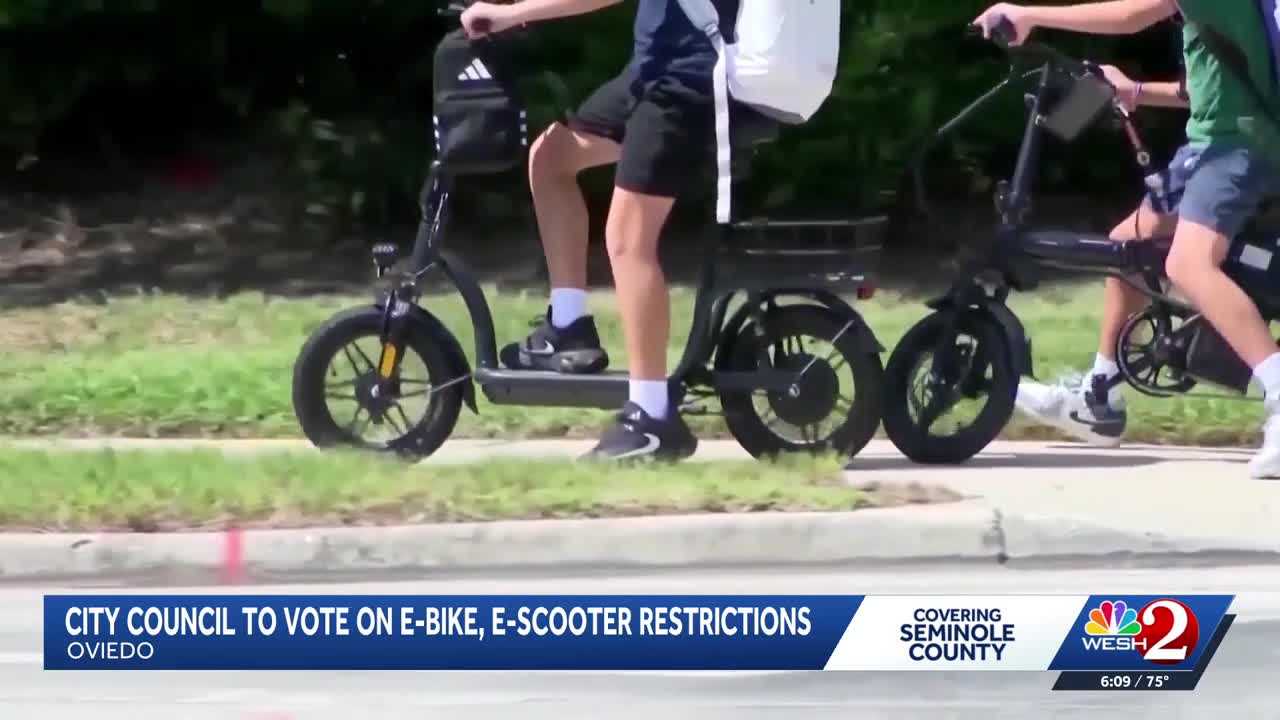 Oviedo city council to vote on micromobility rules to improve sidewalk safety — WESH 2 Orlando, Fridley Government news
