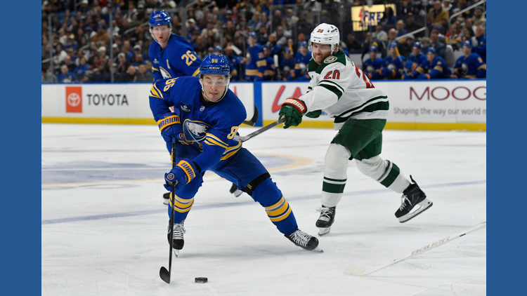 Owen Power scores in OT, Sabers beat Wild 3-2 — KARE 11 Sports, Fridley Sports news