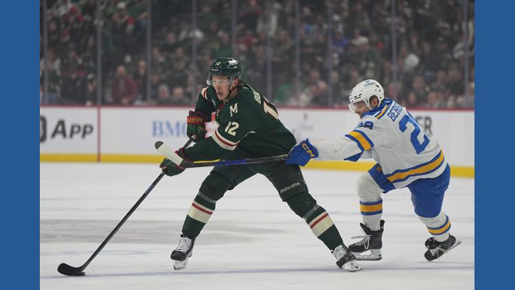 Matt Boldy has 5th career hat trick and Wild beat Blues 5-4 — KARE 11 Sports, Fridley Sports news