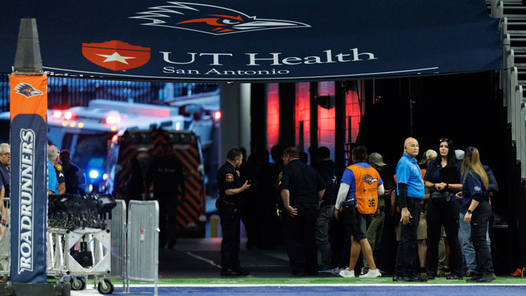 Military member dies after falling while rappelling from Alamodome's ceiling before UTSA vs. Navy game — NewsWest 9 (Permian Basin), Fridley Sports news